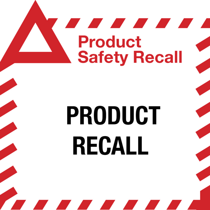 Product Recall Image of Text